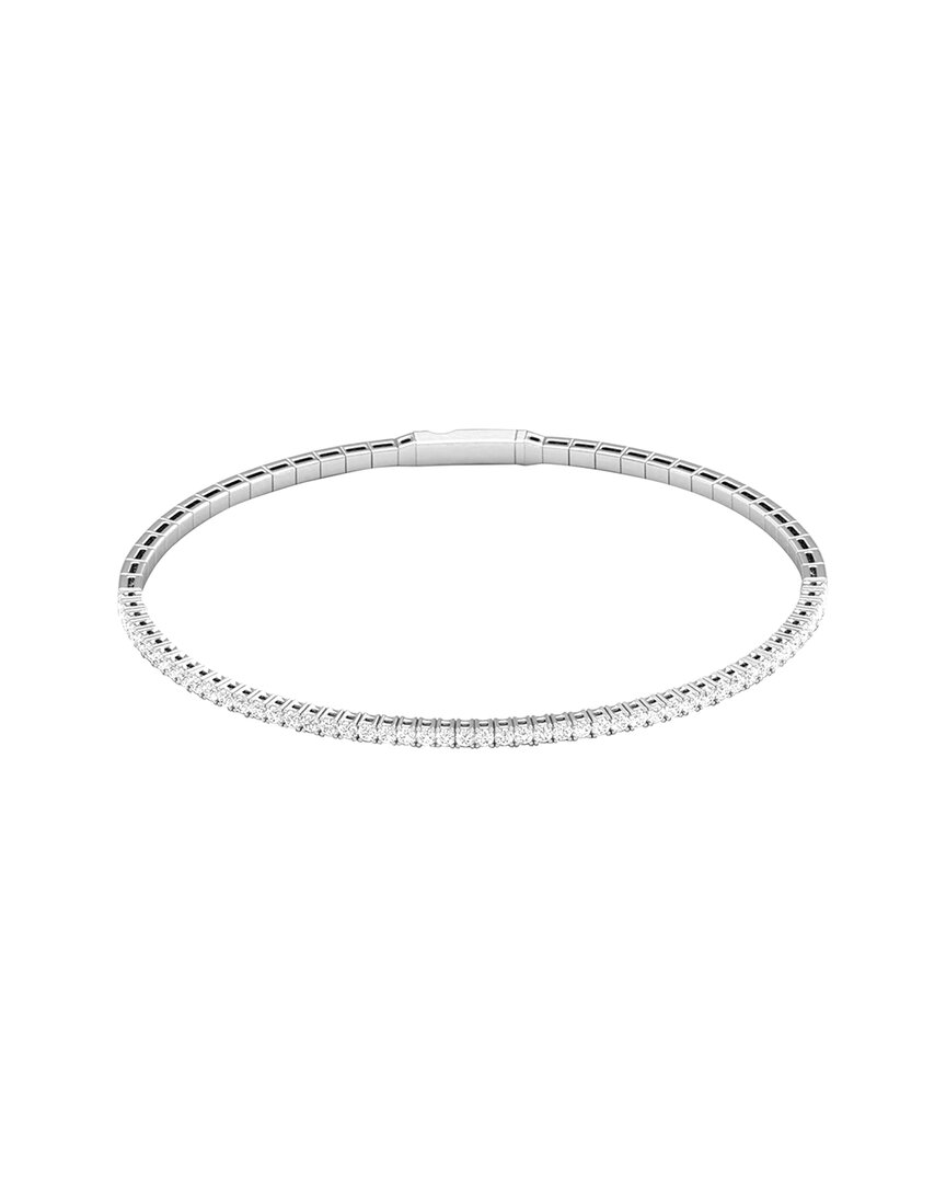 Lab Grown Diamonds 14k 3.50 Ct. Tw. Lab-grown Diamond Bracelet In Metallic