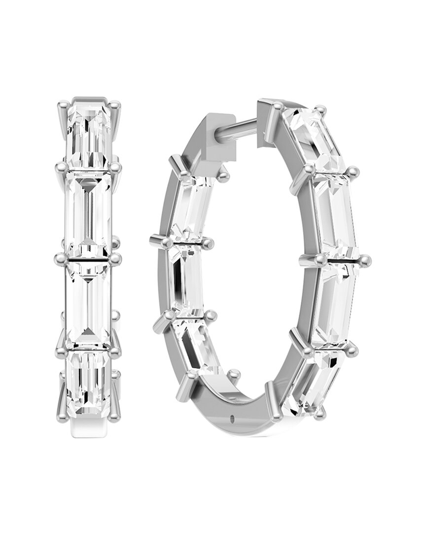 Lab Grown Diamonds 14k 2.00 Ct. Tw. Lab-grown Diamond Earrings In Metallic