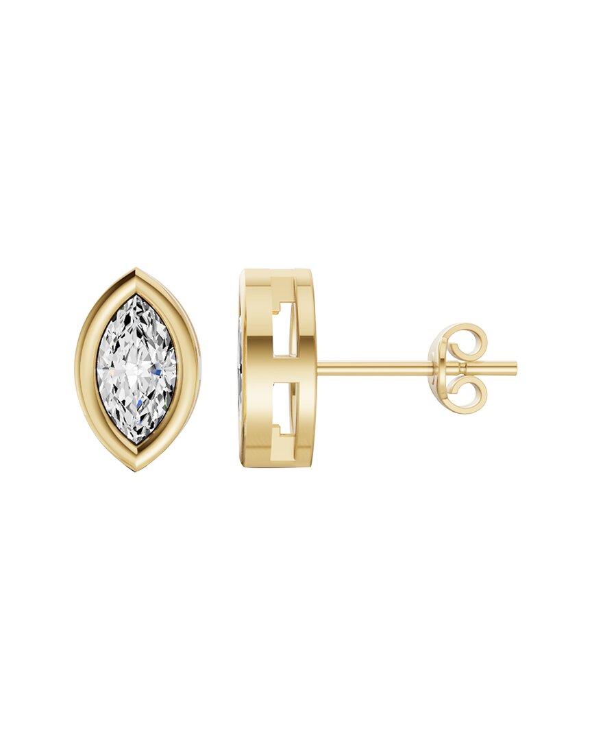 Lab Grown Diamonds 14k 1.00 Ct. Tw. Lab-grown Diamond Earrings In Gold