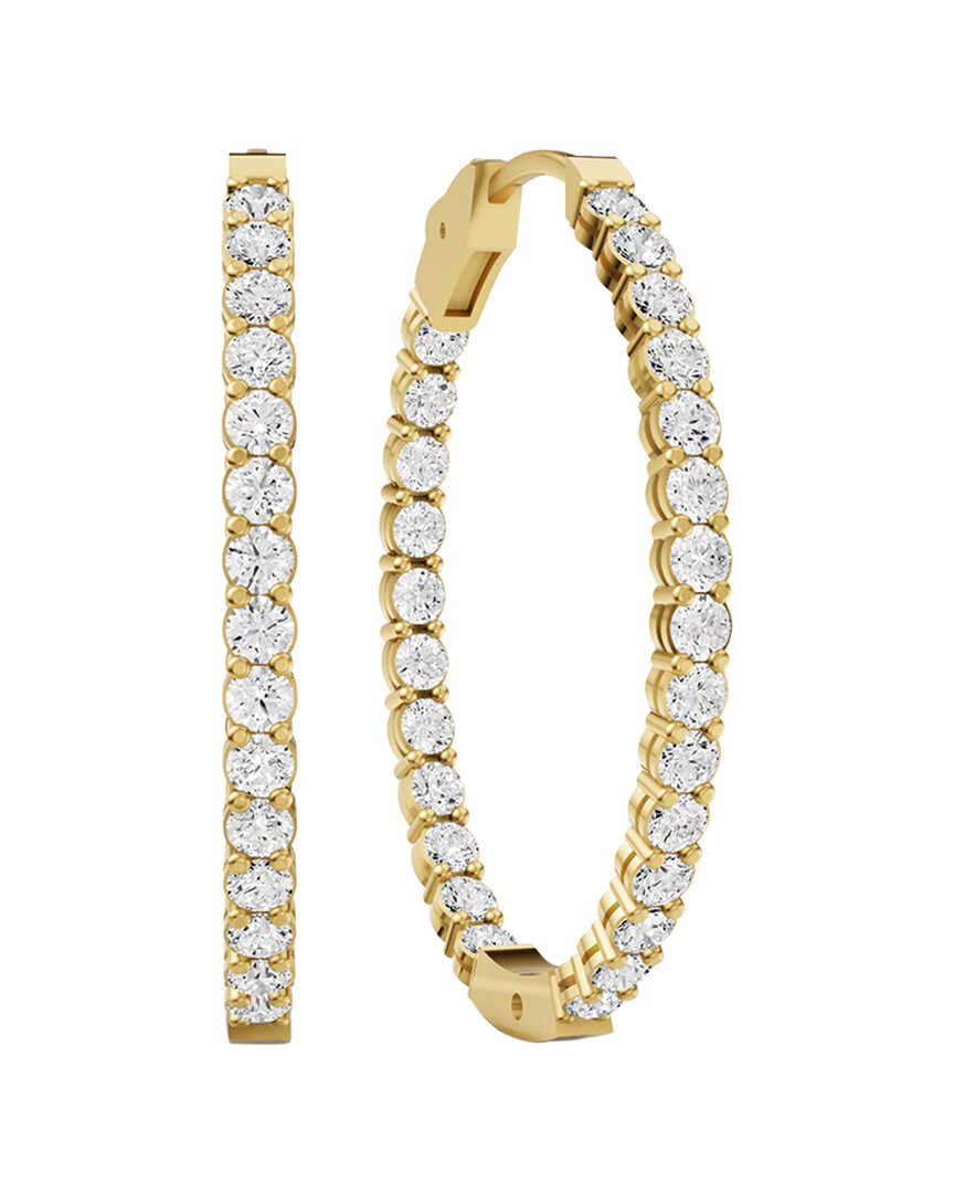 Lab Grown Diamonds 14k 2.00 Ct. Tw. Lab-grown Diamond Earrings In Gold