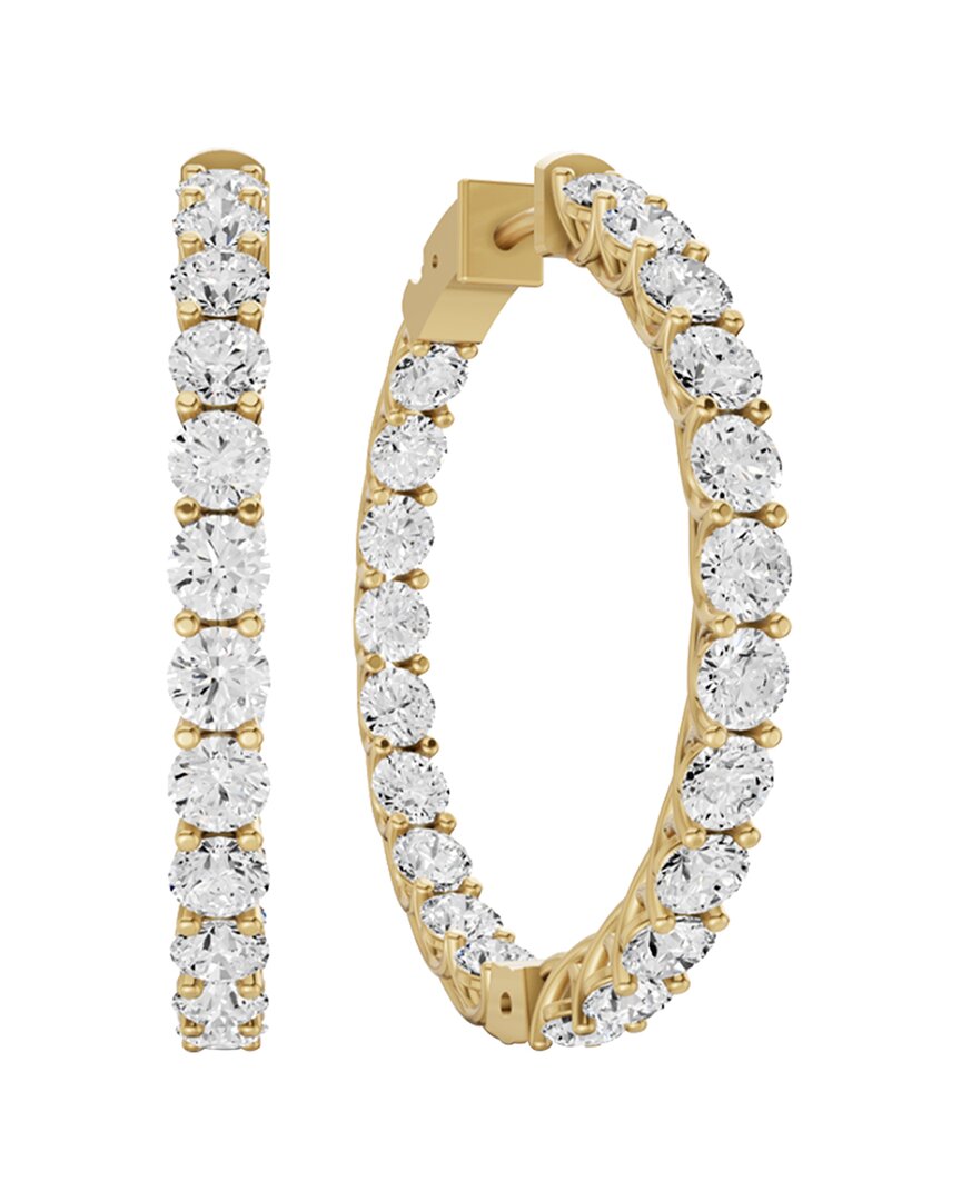 Lab Grown Diamonds 14k 7.00 Ct. Tw. Lab-grown Diamond Earrings In Gold