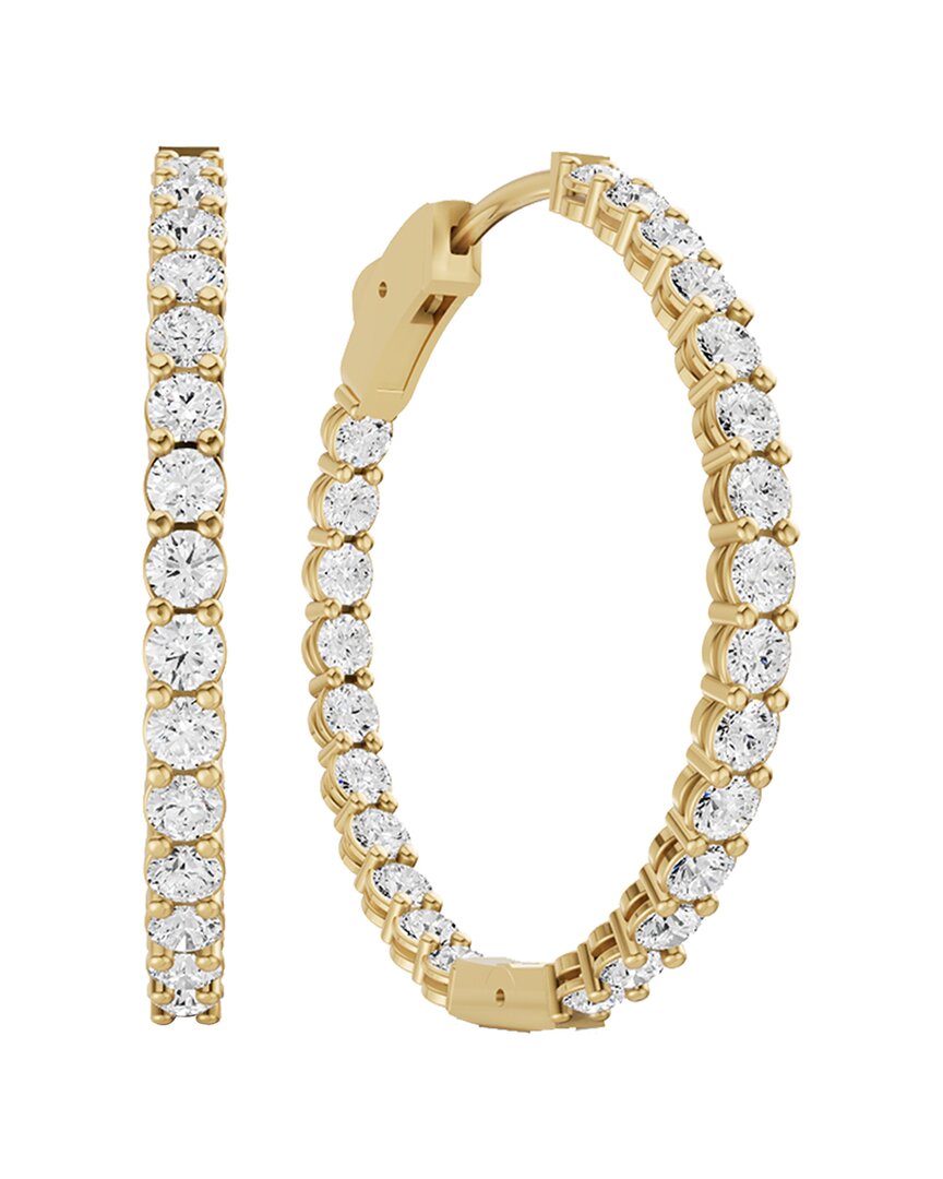 Lab Grown Diamonds 14k 5.00 Ct. Tw. Lab-grown Diamond Earrings In Gold