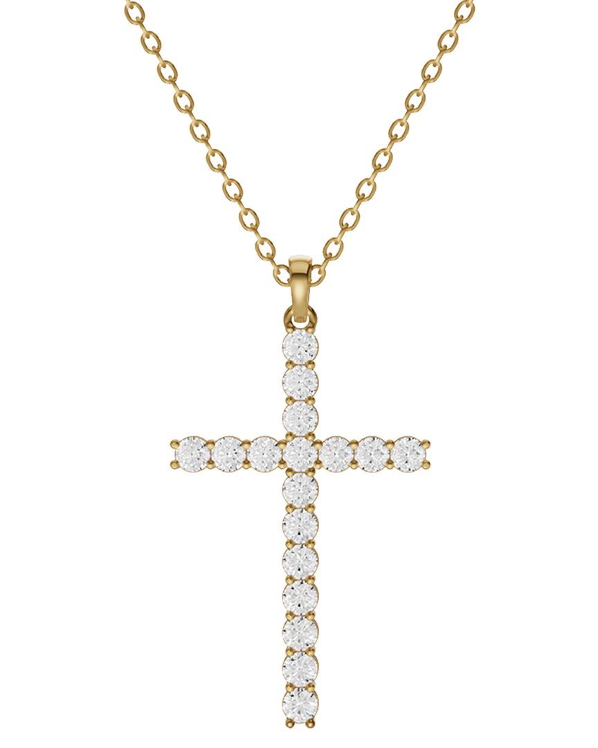 Lab Grown Diamonds 14k 2.50 Ct. Tw. Lab-grown Diamond Necklace In Gold