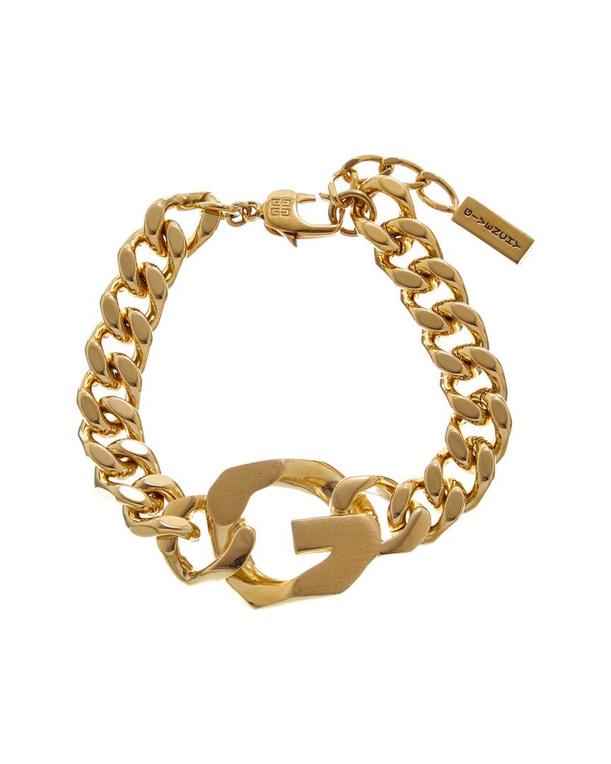 Givenchy Chain Large Metal Bracelet In Gold