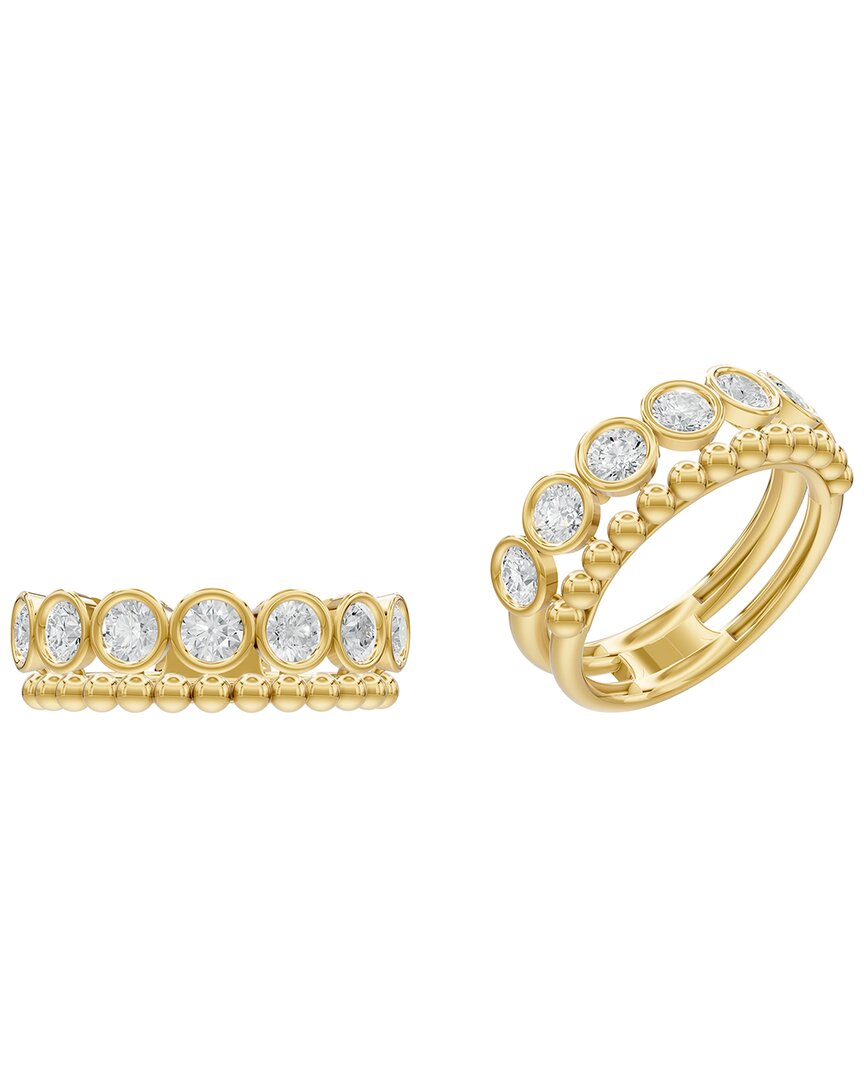 Lab Grown Diamonds Silver 0.70 Ct. Tw. Lab-grown Diamond Ring