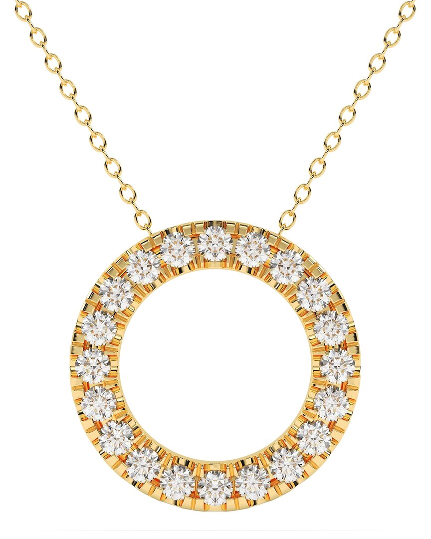Lab Grown Diamonds 14k 2.00 Ct. Tw. Lab-grown Diamond Necklace In Gold
