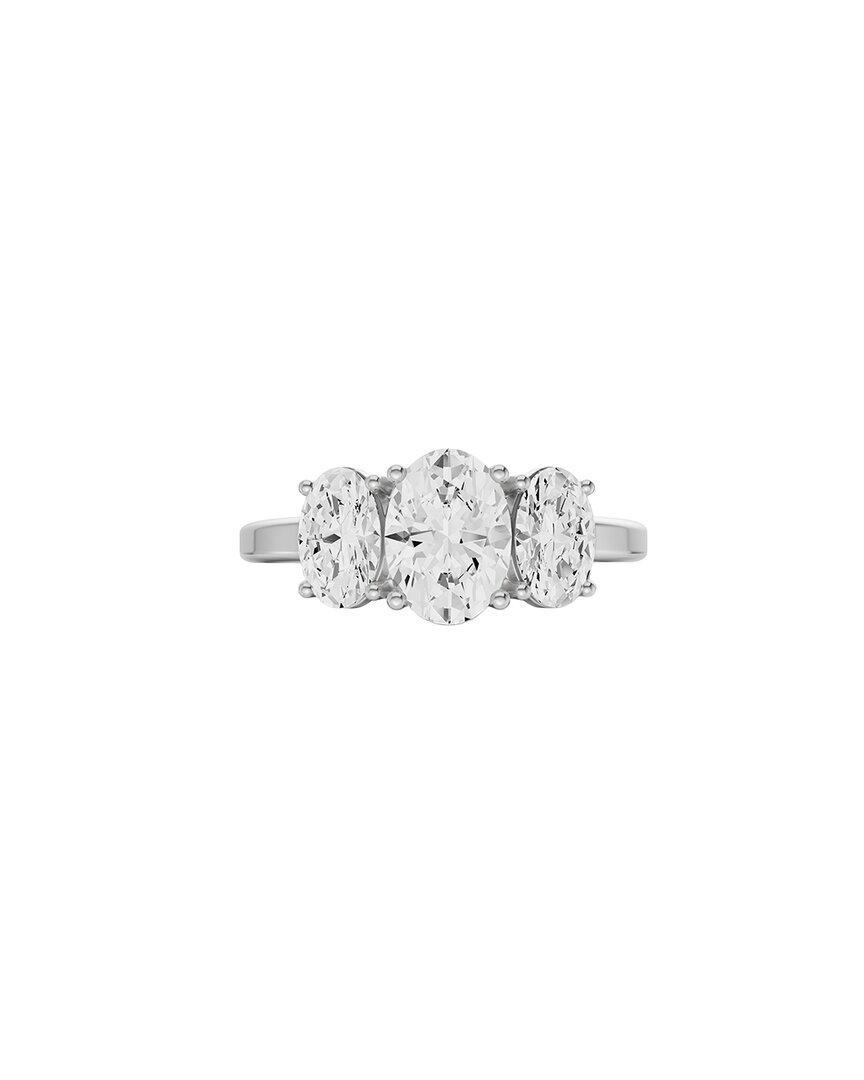 Lab Grown Diamonds 14k 2.00 Ct. Tw. Lab-grown Diamond Ring In Metallic