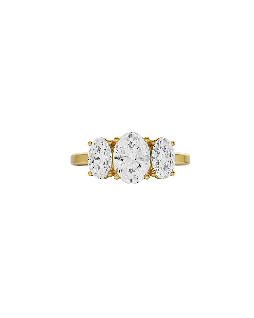 Lab Grown Diamonds 14k 2.00 Ct. Tw. Lab-grown Diamond Ring In Burgundy