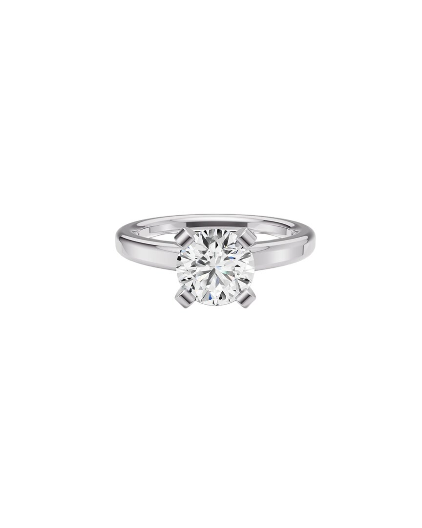 Lab Grown Diamonds 14k 4.00 Ct. Tw. Lab-grown Diamond Ring In Metallic
