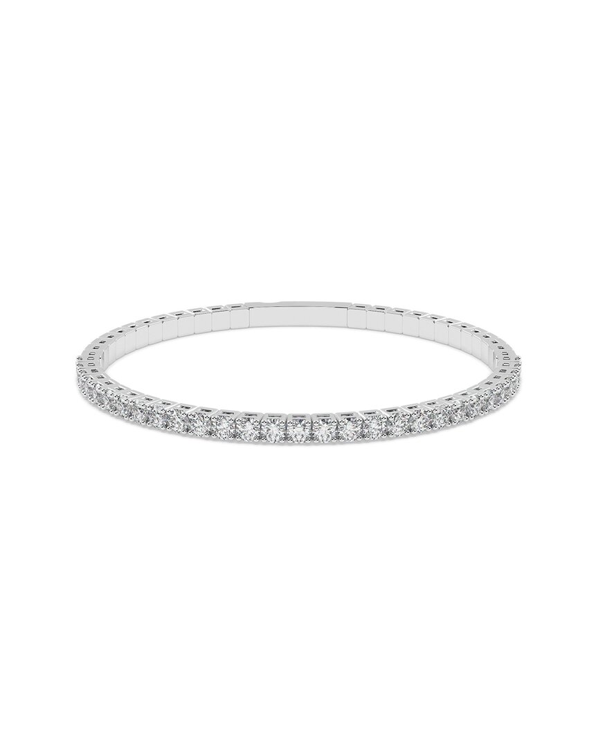 Lab Grown Diamonds 14k 3.00 Ct. Tw. Lab-grown Diamond Bracelet In Silver