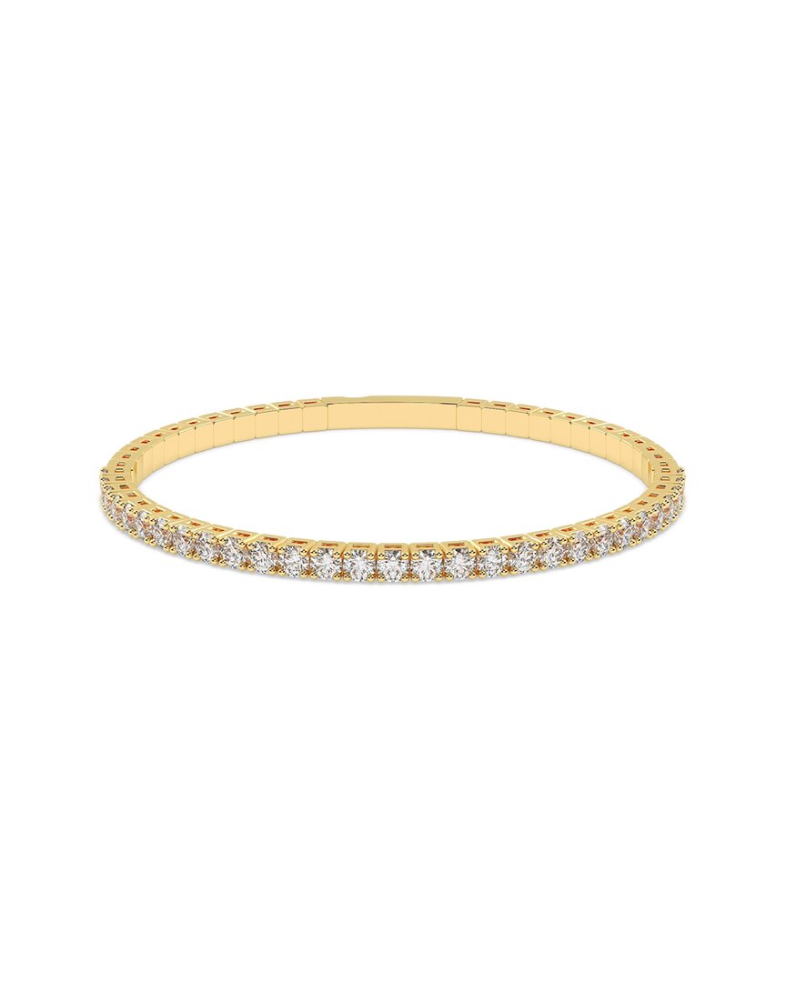 Lab Grown Diamonds 14k 3.50 Ct. Tw. Lab-grown Diamond Bracelet In Gold