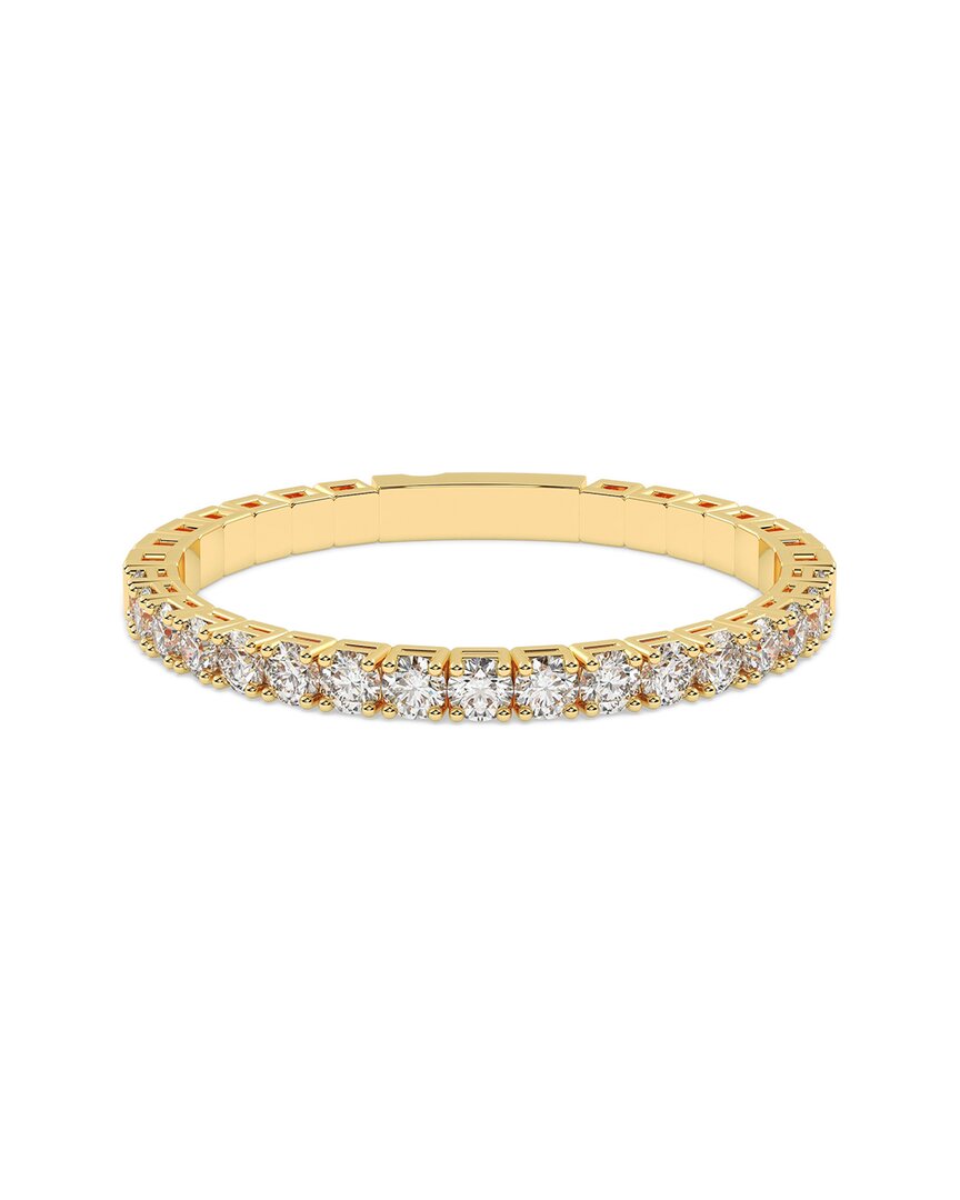 Lab Grown Diamonds 14k 10.00 Ct. Tw. Lab-grown Diamond Bracelet In Gold