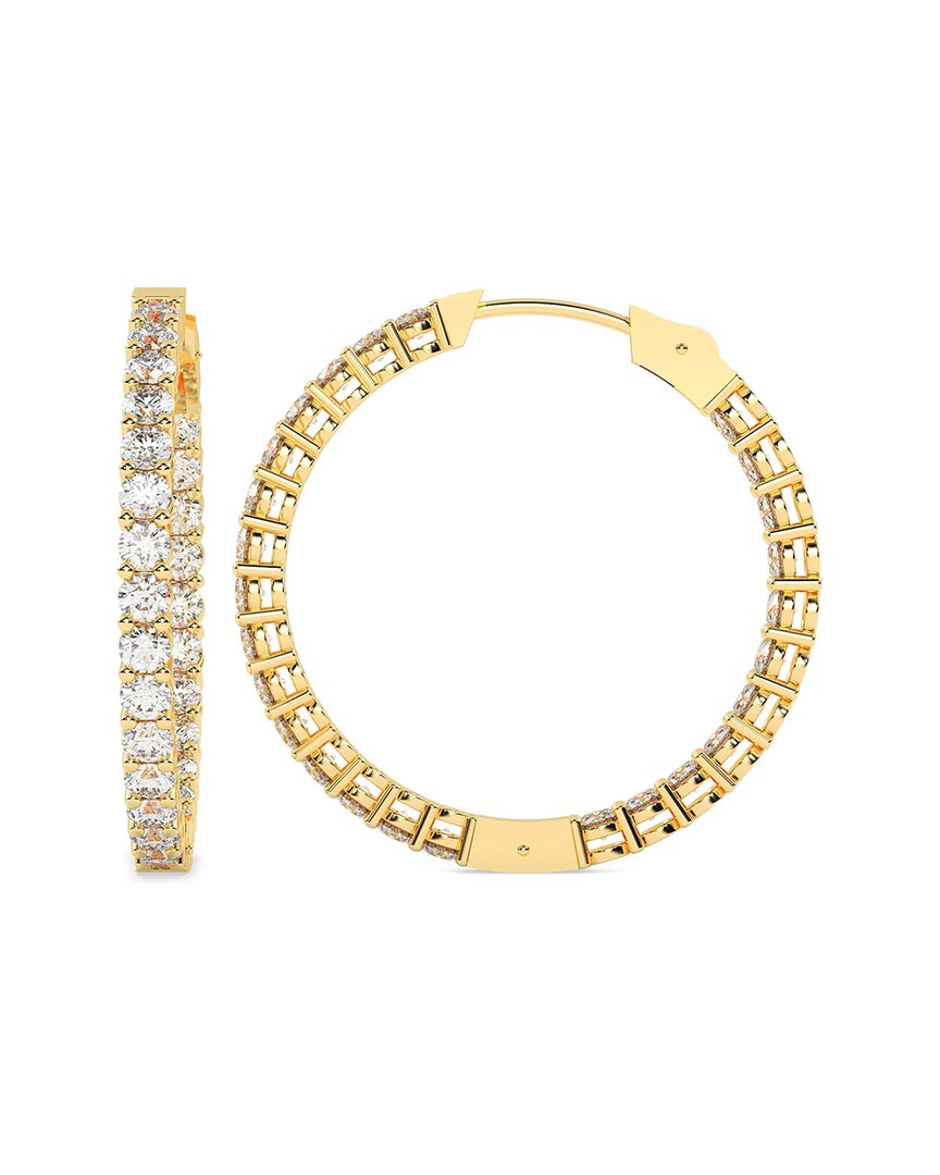 Lab Grown Diamonds 14k 5.00 Ct. Tw. Lab-grown Diamond Earrings In Gold