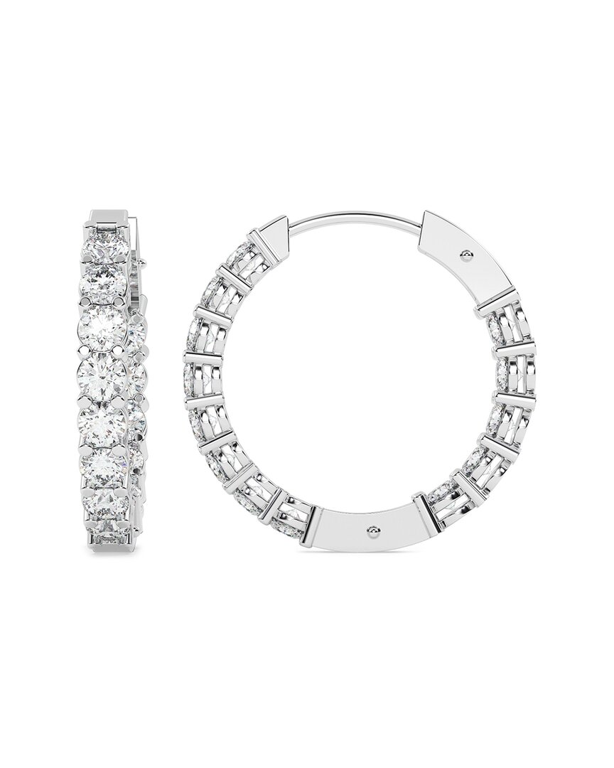 Lab Grown Diamonds 14k 5.00 Ct. Tw. Lab-grown Diamond Earrings In White