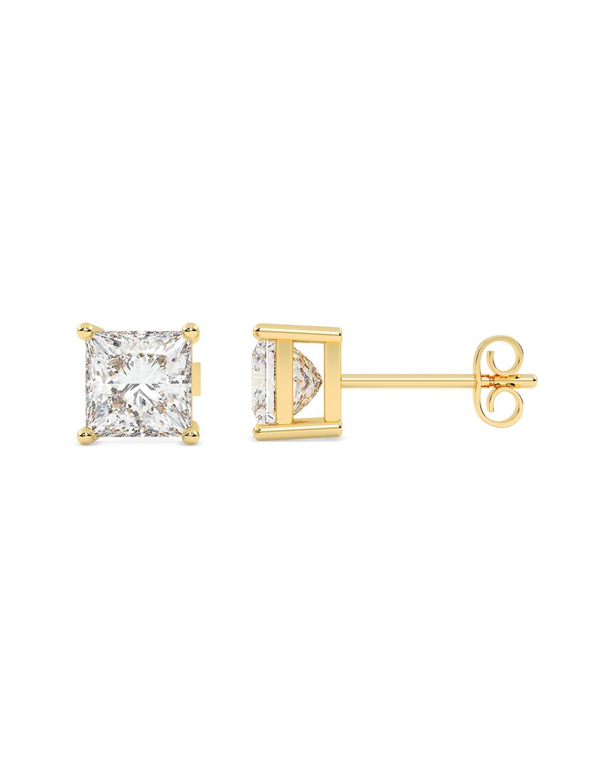 Lab Grown Diamonds 14k 2.00 Ct. Tw. Lab-grown Diamond Earrings In Gold