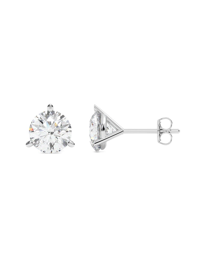 Lab Grown Diamonds 14k 2.00 Ct. Tw. Lab-grown Diamond Earrings In White