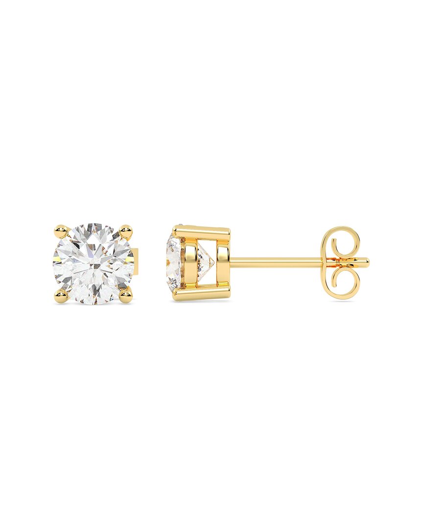 Lab Grown Diamonds 14k 2.50 Ct. Tw. Lab-grown Diamond Earrings In Gold