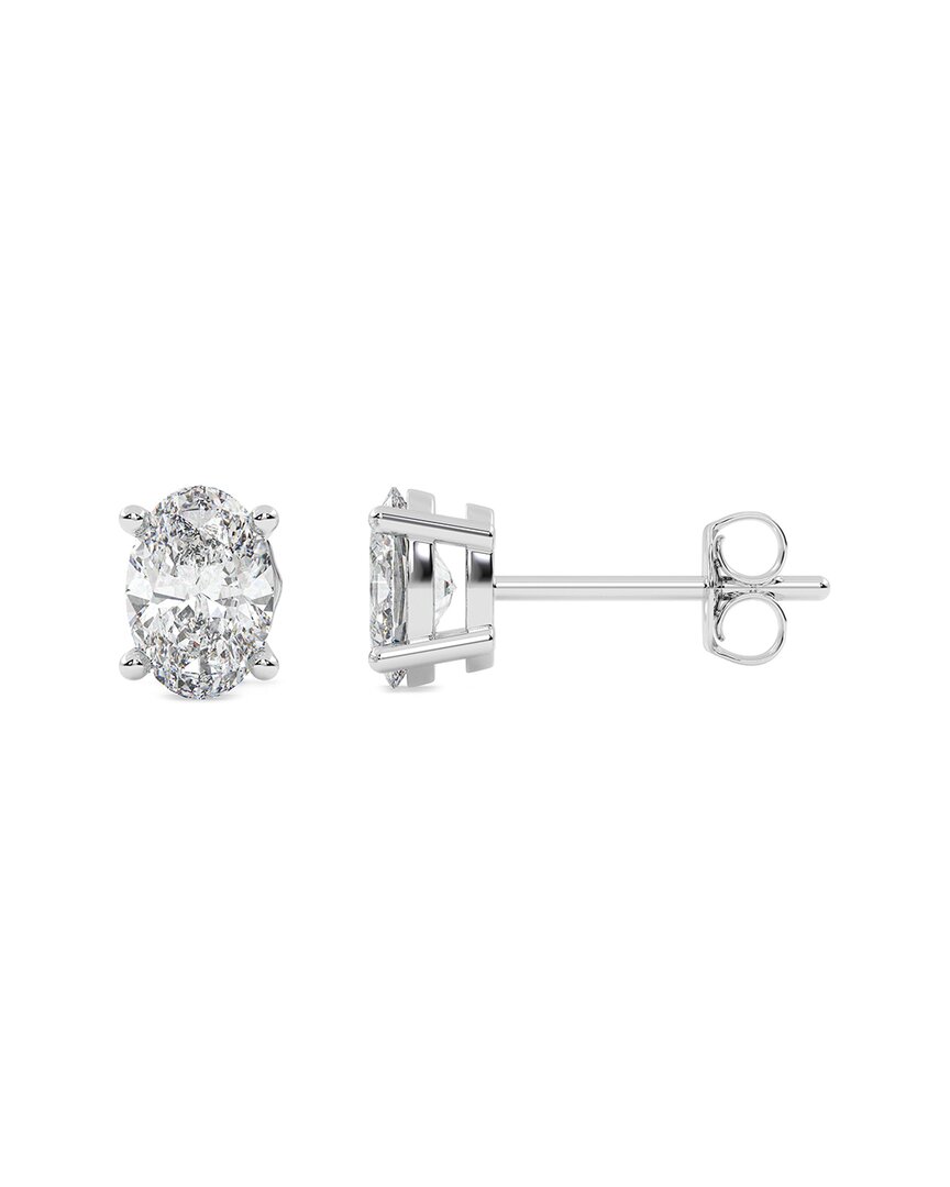 Lab Grown Diamonds 14k 0.75 Ct. Tw. Lab-grown Diamond Earrings In White
