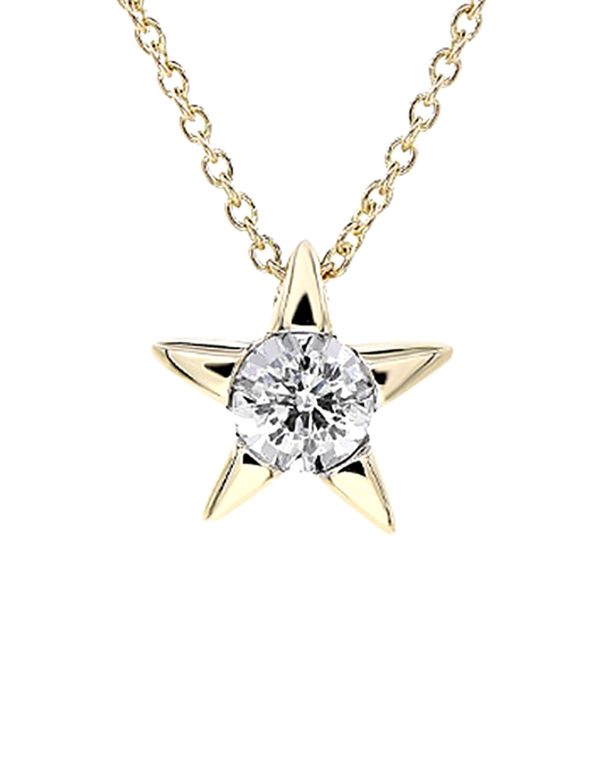 Diana M. Fine Jewelry 14k 0.25 Ct. Tw. Diamond Necklace