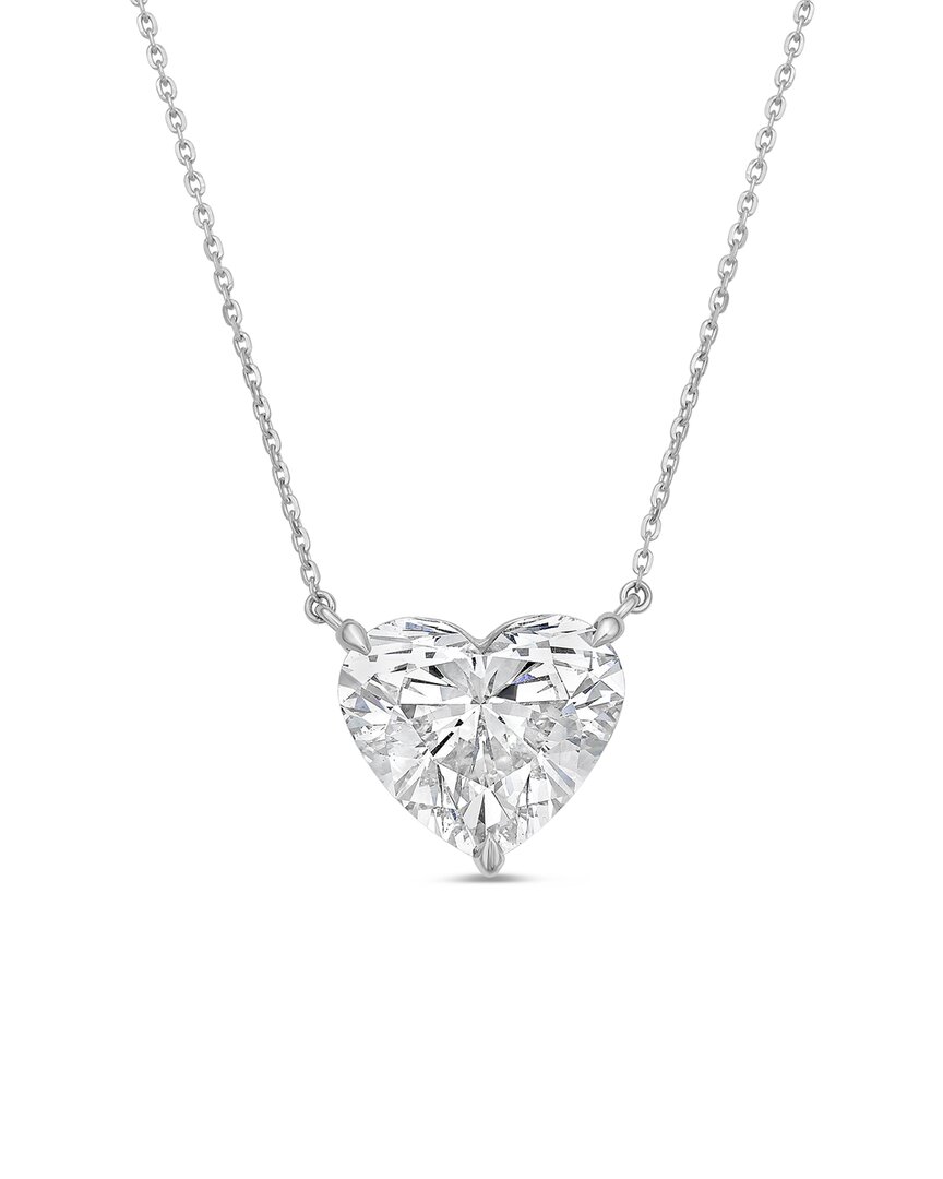Diana M Lab Grown Diamonds Diana M. 14k 2.00 Ct. Tw. Lab-grown Diamond Neckla In Metallic