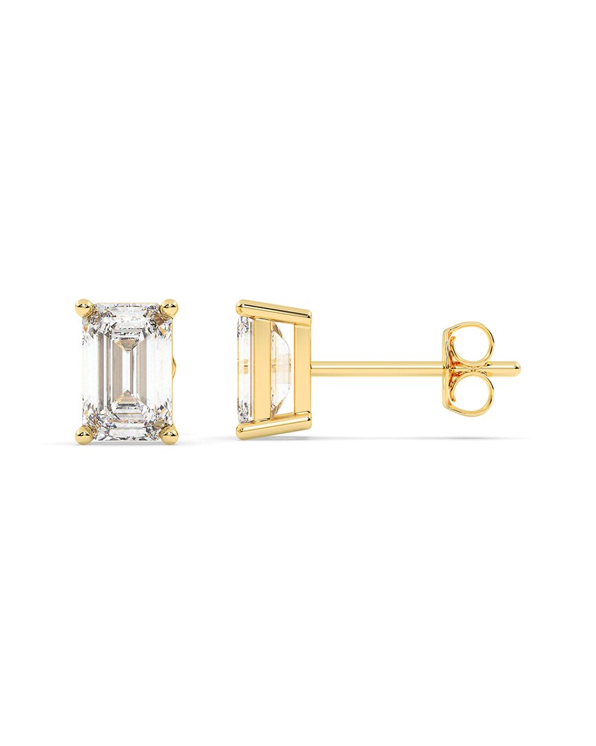 Lab Grown Diamonds 14k 5.00 Ct. Tw. Lab-grown Diamond Earrings In Gold