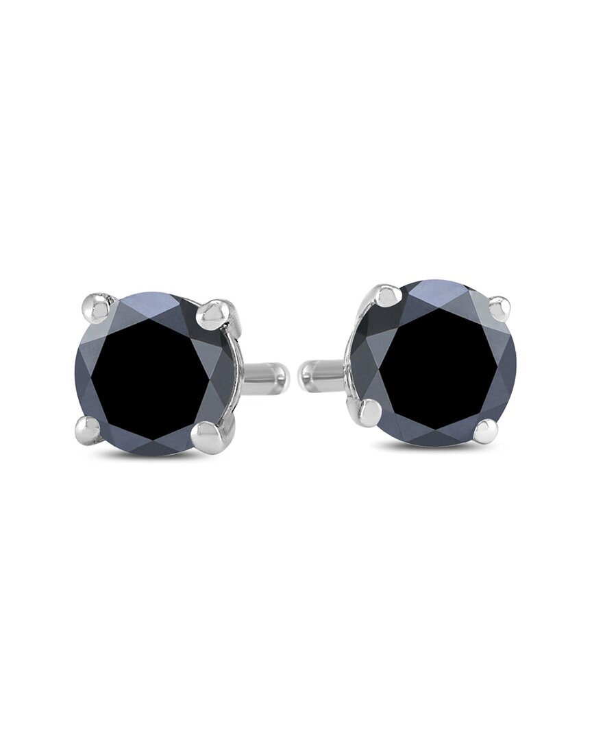 Diamond Select Cuts 14k 0.50 Ct. Tw. Black Diamond Studs