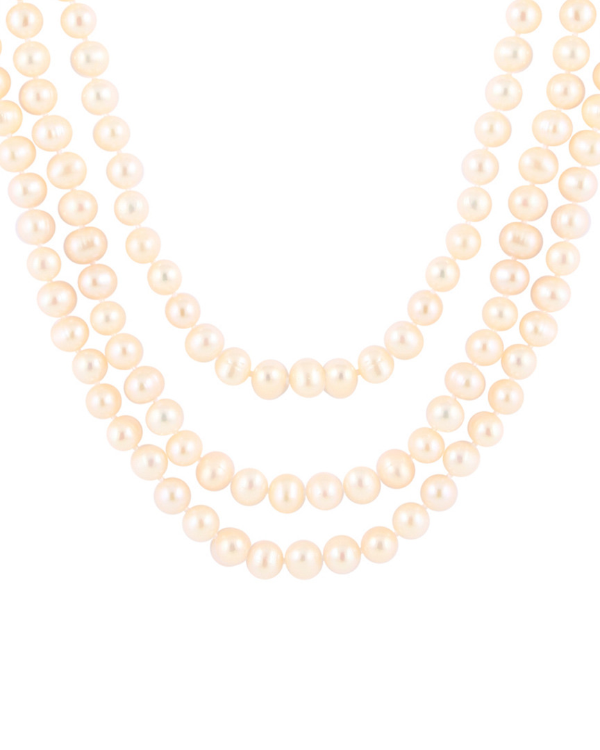 Splendid Pearls 8-9mm Freshwater Pearl Endless 80in Necklace