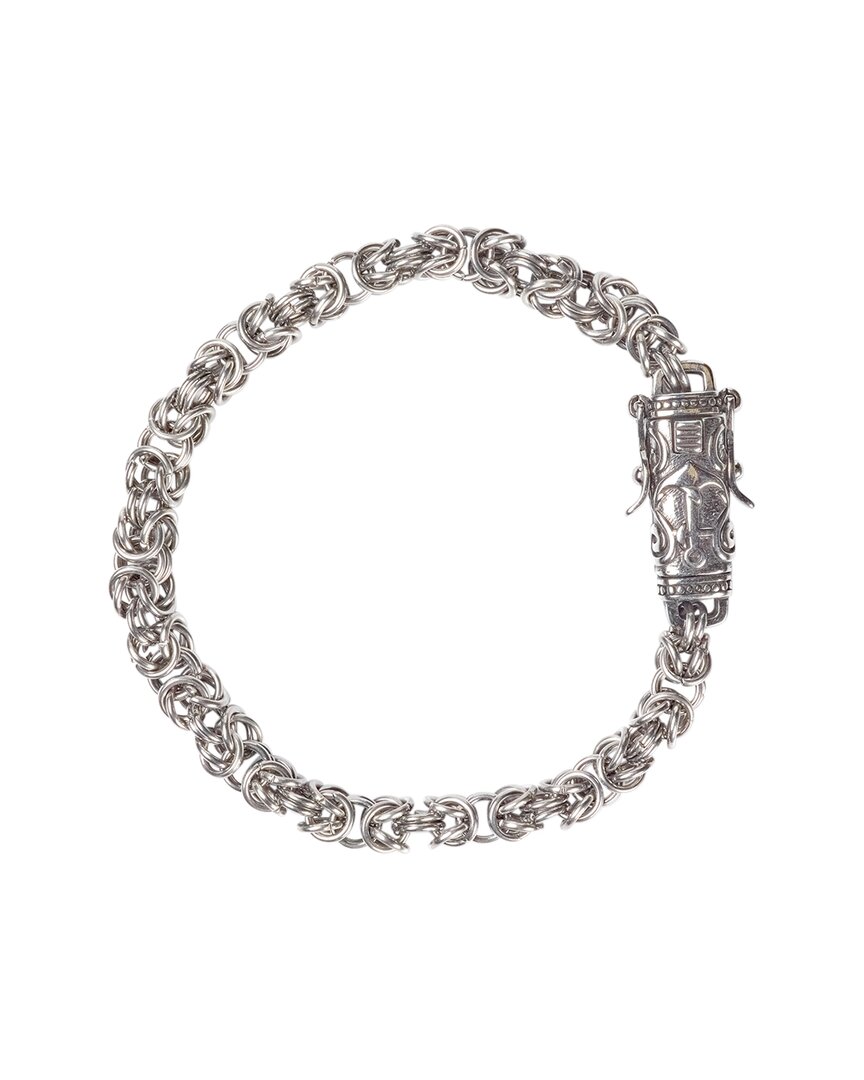 Jean Claude Stainless Steel Vimsical Modern Links Bracelet