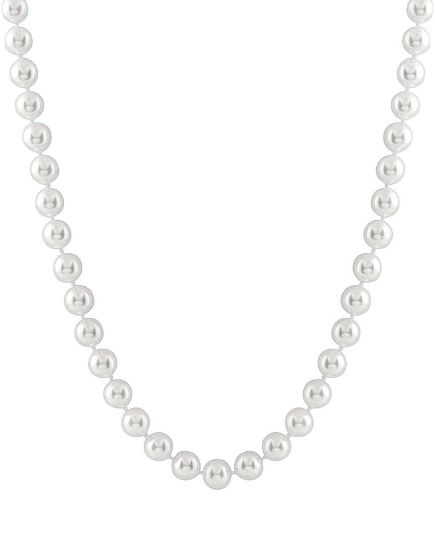 Shop Splendid Pearls 14k 6-7mm Akoya Pearl Necklace