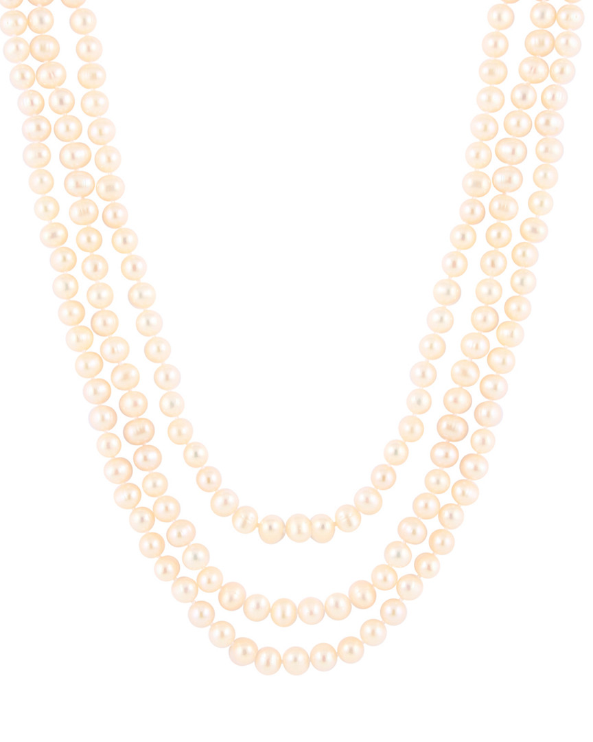 Shop Splendid Pearls 7-8mm Pearl 80in Necklace