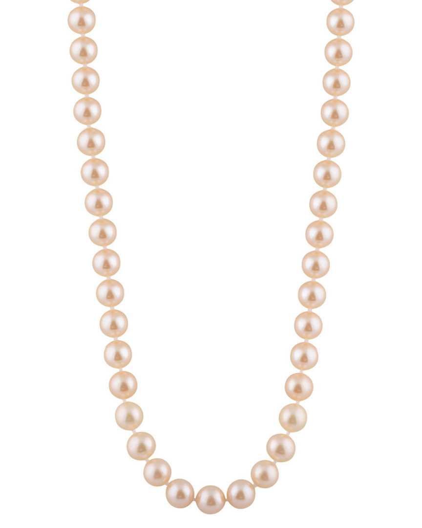 Splendid Pearls Plated 8-8.5mm Pearl Necklace