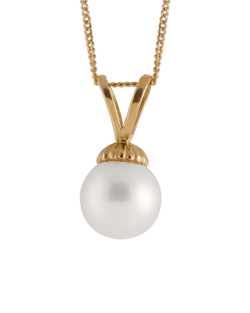 Splendid Pearls Plated 8-8.5mm Pearl Necklace