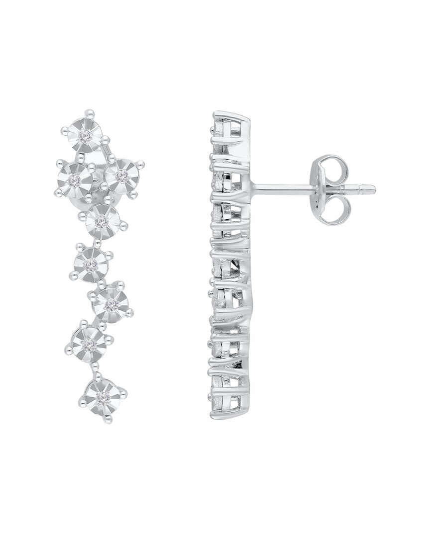 Kallati 14k Diamond Drop Earrings