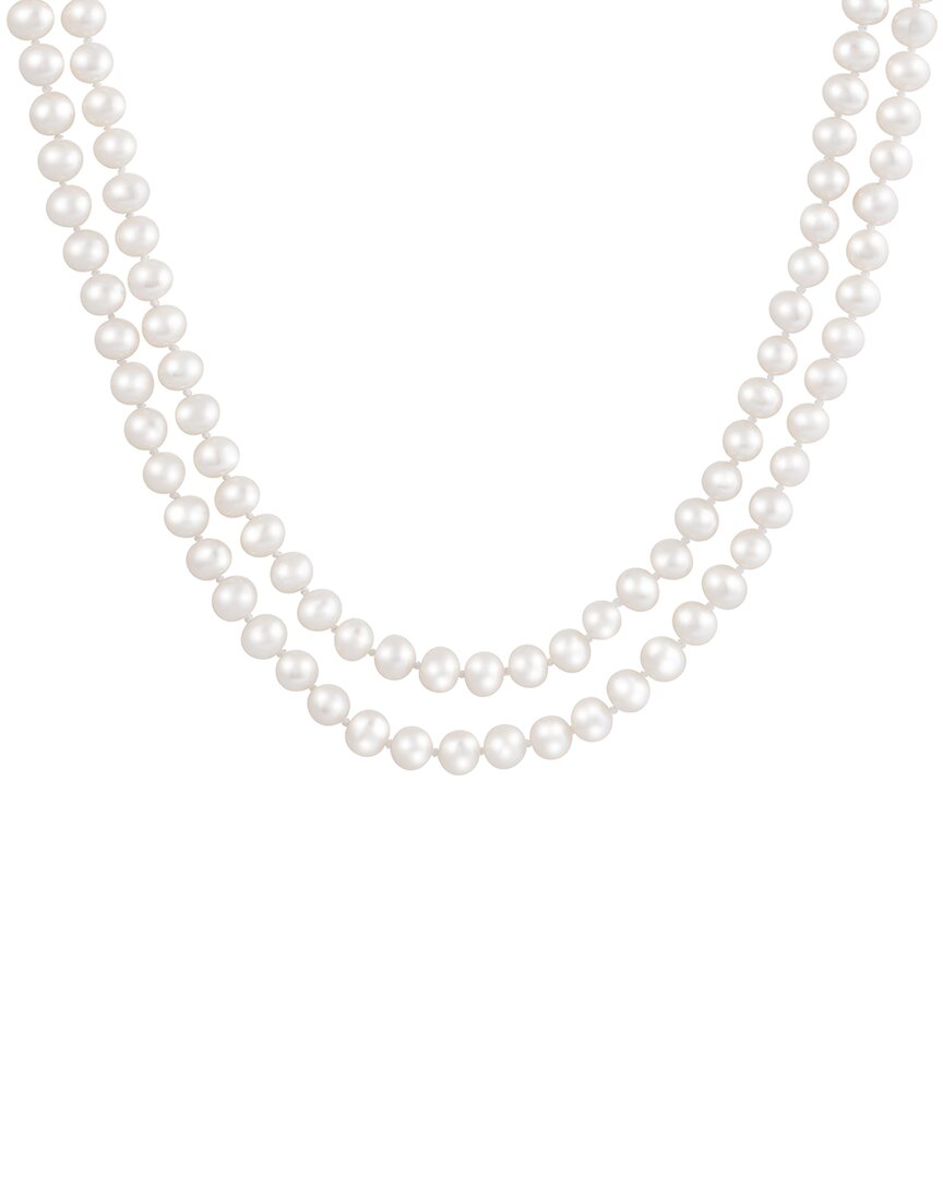 Splendid Pearls 14k 5-6mm Pearl Necklace