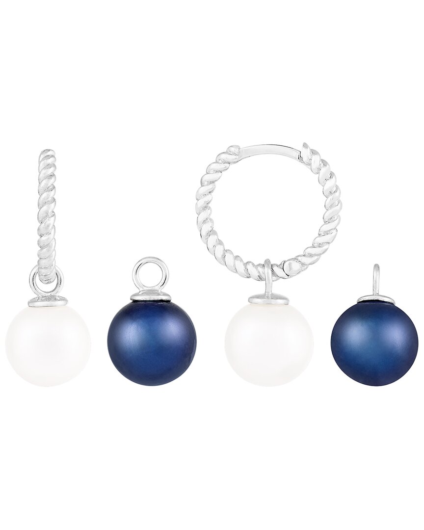 Masako Pearls 14k 8-8.5mm Pearl Interchangeable Earrings