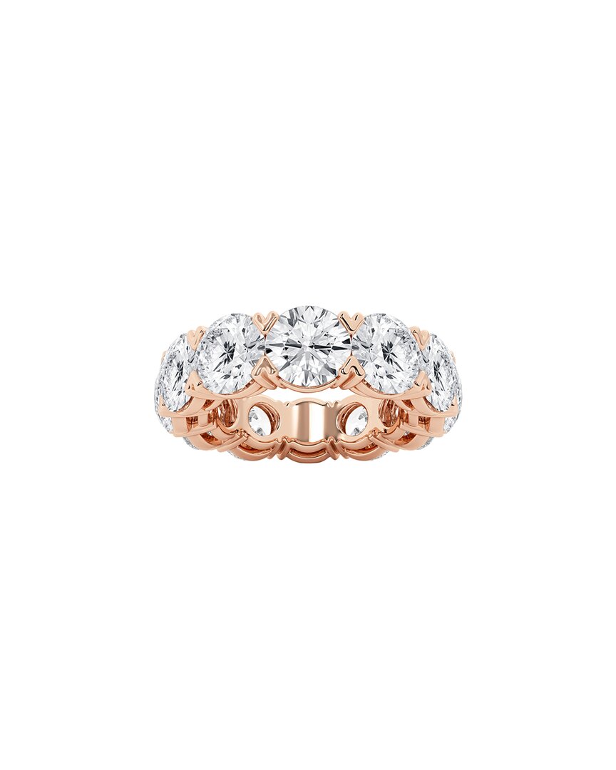 Lab Grown Diamonds 14k Rose Gold 12.00 Ct. Tw. Lab Grown Diamond Eternity Ring