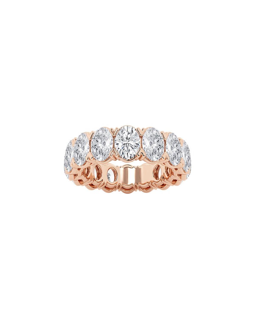 Lab Grown Diamonds 14k Rose Gold 12.00 Ct. Tw. Lab Grown Diamond Eternity Ring