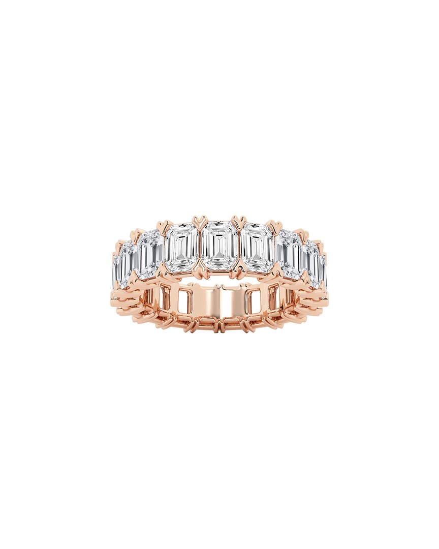 Lab Grown Diamonds 14k Rose Gold 10.00 Ct. Tw. Lab Grown Diamond Eternity Ring