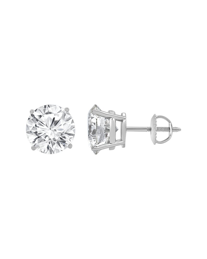 Lab Grown Diamonds 14k 6.50 Ct. Tw. Lab Grown Diamond Studs In Metallic