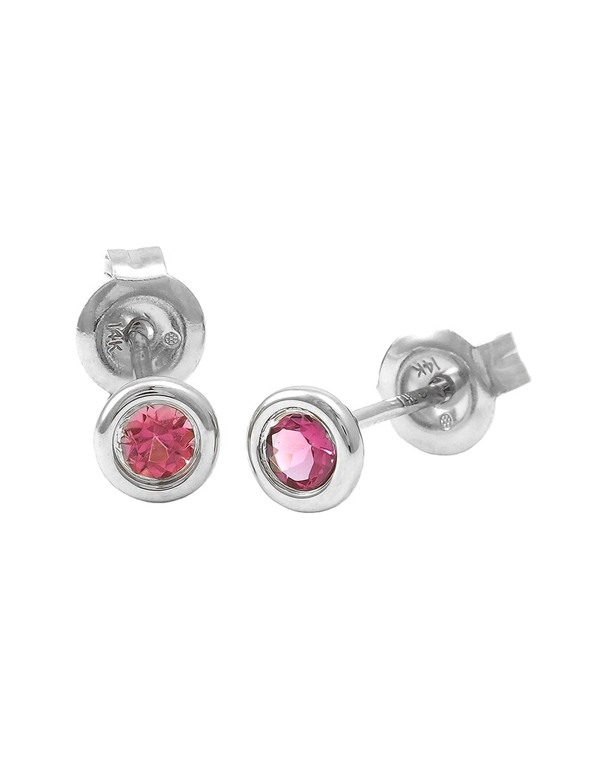 Gemstones Classic 14k 0.21 Ct. Tw. Pink Tourmaline Earrings