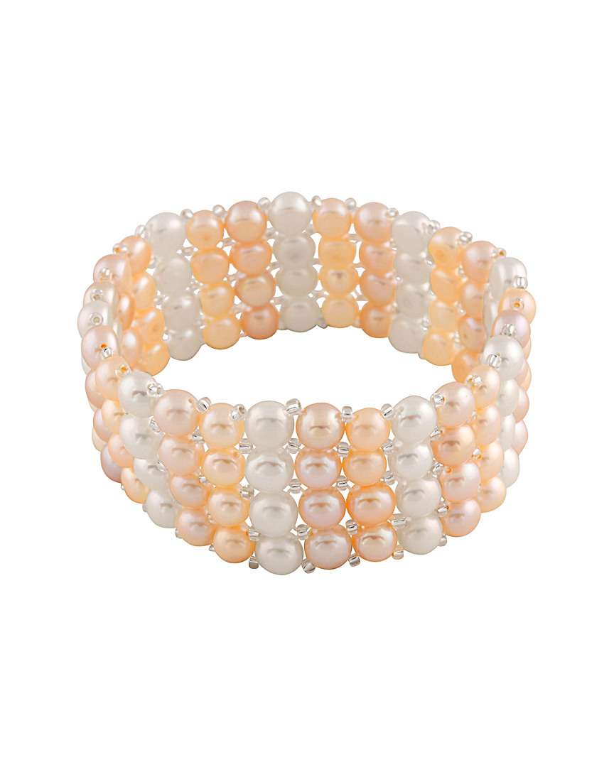 Splendid Pearls Silver 6-7mm Pearl Bracelet