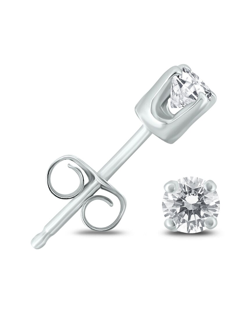 Diamond Select Cuts Silver 0.23 Ct. Tw. Diamond Earrings
