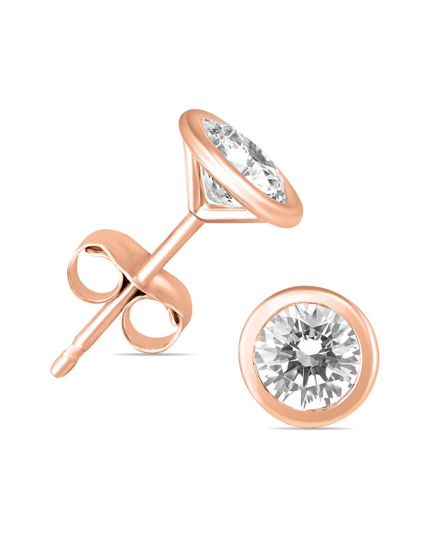 Diamond Select Cuts 14k Rose Gold 0.37 Ct. Tw. Diamond Earrings