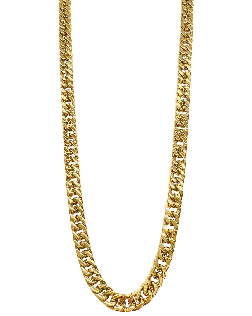 Shop Adornia 14k Plated Water Resistant Extra Thick 9mm Cuban Chain Necklace