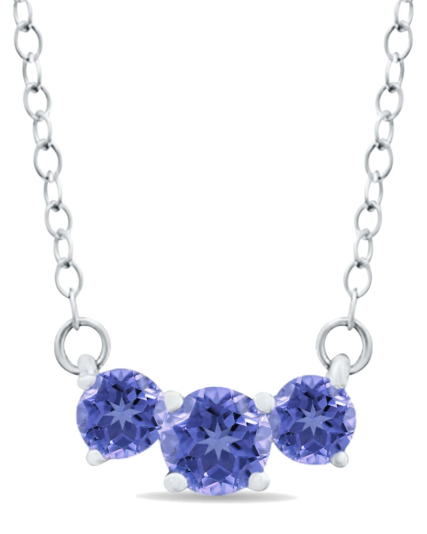 Gemstones 14k 0.96 Ct. Tw. Tanzanite Necklace