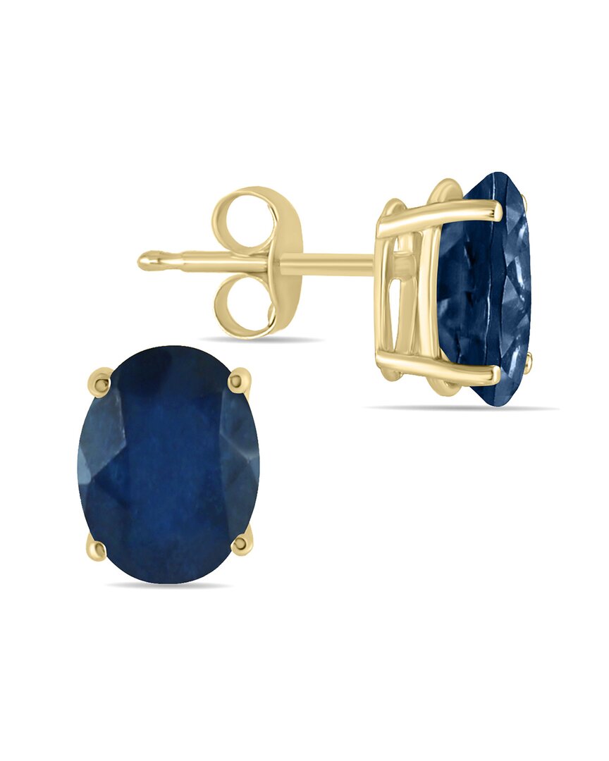 Gemstones 14k 1.00 Ct. Tw. Sapphire Earrings