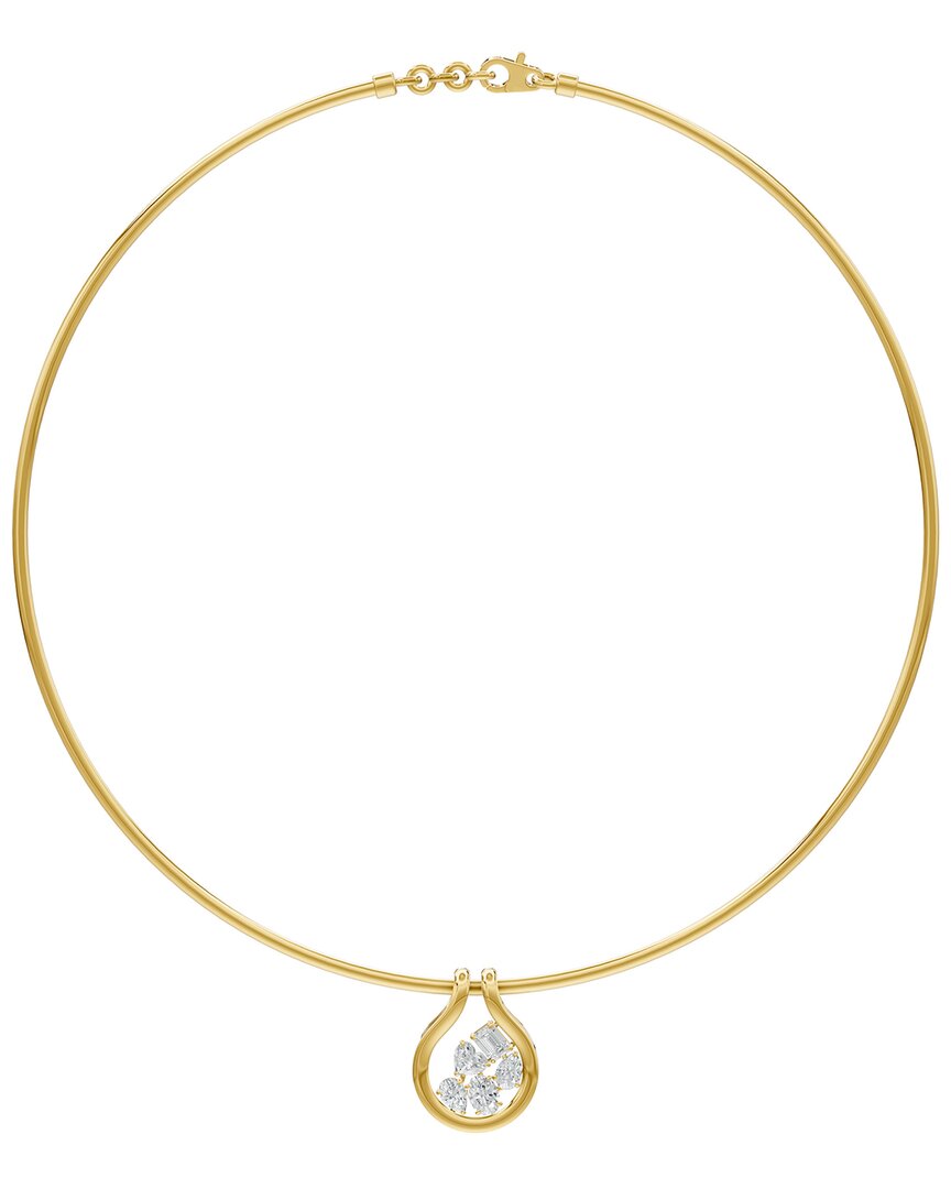 14K 1.30 Ct. Tw. Lab-Grown Diamond Necklace