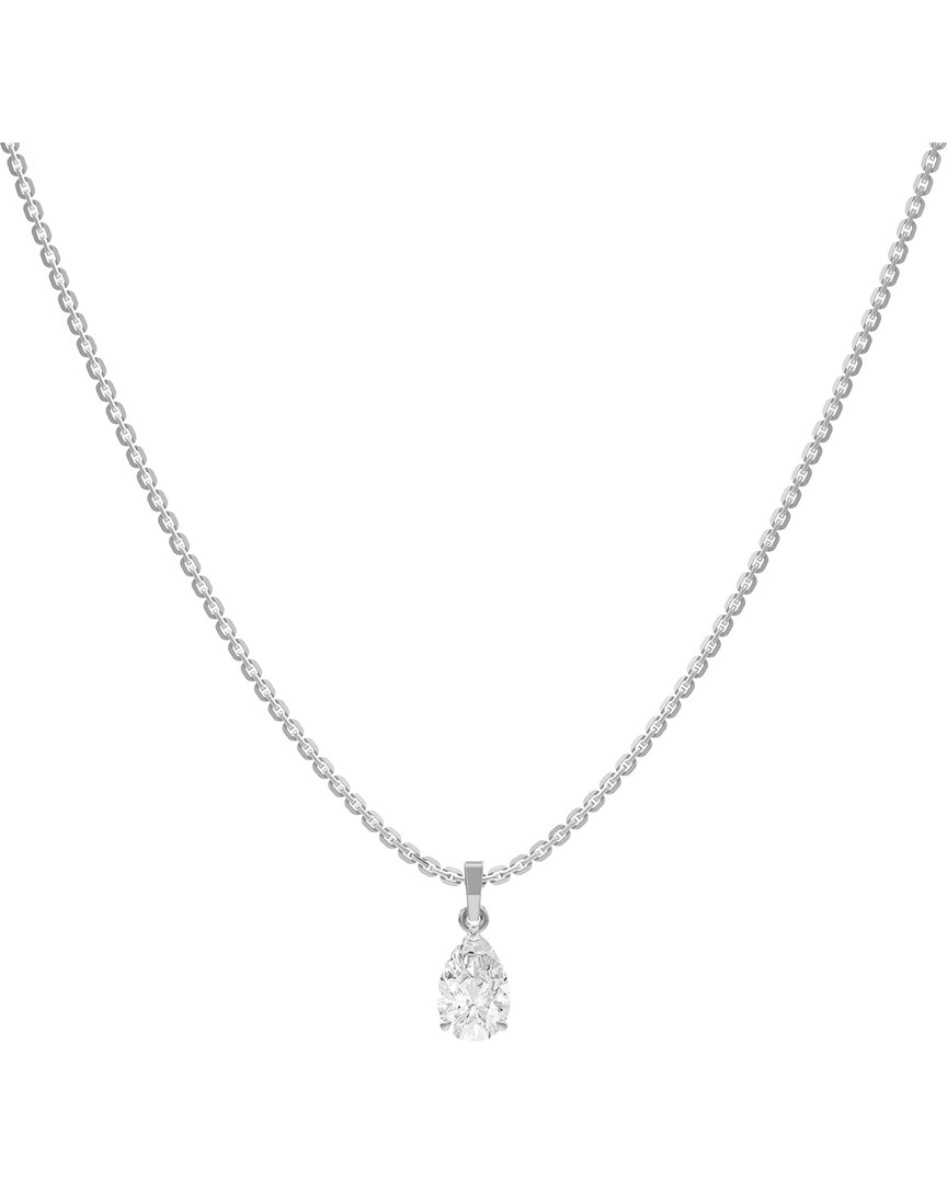 Lab Grown Diamonds Silver 1.00 Ct. Tw. Lab-grown Diamond Necklace