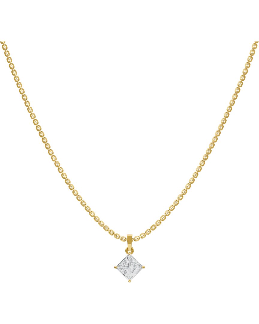 Lab Grown Diamonds 18k Over Silver 1.00 Ct. Tw. Lab-grown Diamond Necklace