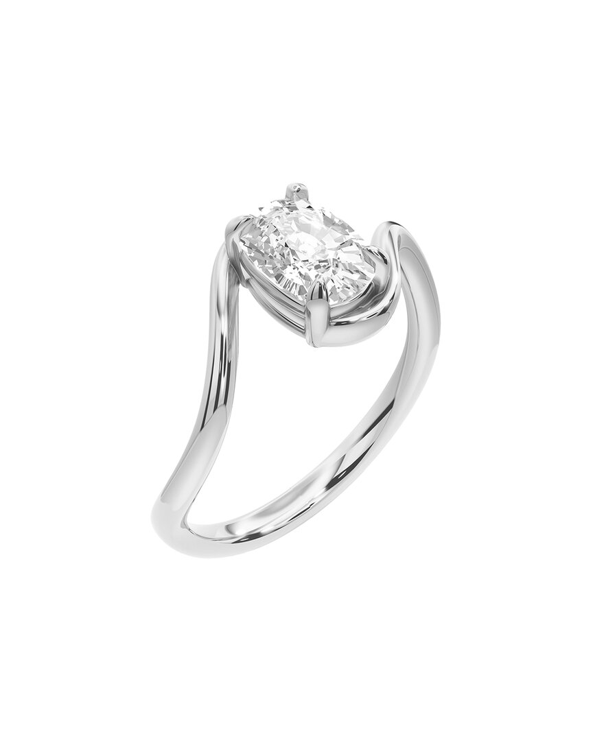 Lab Grown Diamonds Silver 1.00 Ct. Tw. Lab-grown Diamond Ring